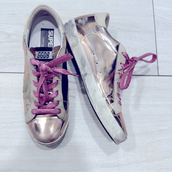 Golden Goose Super Star - Rose Gold Great used condition - Picture 1 of 7